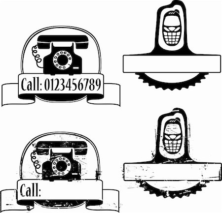 ringed seal - Call Now rubber stamp vector illustration Photographie de stock - Aubaine LD & Abonnement, Code: 400-05221032