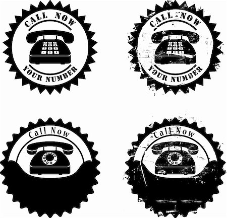 ringed seal - Call Now rubber stamp vector illustration Photographie de stock - Aubaine LD & Abonnement, Code: 400-05221033
