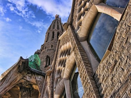 simsearch:400-04658025,k - Détail de l'Architecture de Sagrada Familia à Barcelone, Espagne Photographie de stock - Aubaine LD & Abonnement, Code: 400-05221404