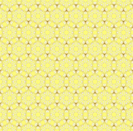 Seamless wallpaper pattern on the yellow background Photographie de stock - Aubaine LD & Abonnement, Code: 400-05221444