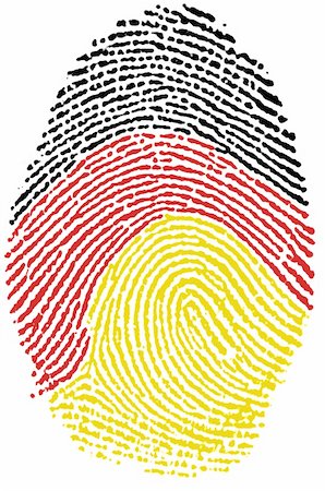 simsearch:400-05223026,k - My Fingerprint for German Passport Photographie de stock - Aubaine LD & Abonnement, Code: 400-05223014