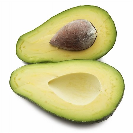 sailorr (artist) - Avocado isolated on white background Foto de stock - Super Valor sin royalties y Suscripción, Código: 400-05223815