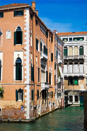 road trip roof - Nice venetian canal and old houses, Venice, Italy Stock Photo - Budget Royalty-Free & Subscription, Code: 400-05223842