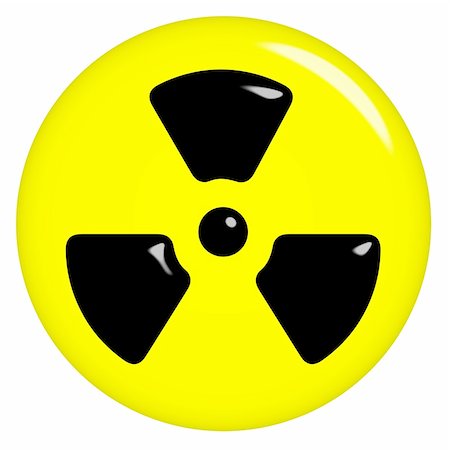 simsearch:400-05233482,k - 3d radioactive symbol isolated in white Fotografie stock - Microstock e Abbonamento, Codice: 400-05234497