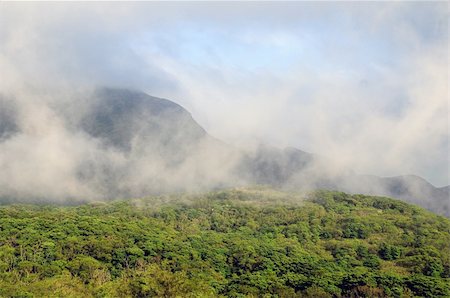 simsearch:400-04365372,k - Lush green mountains and low hanging clouds Stock Photo - Budget Royalty-Free & Subscription, Code: 400-05234844