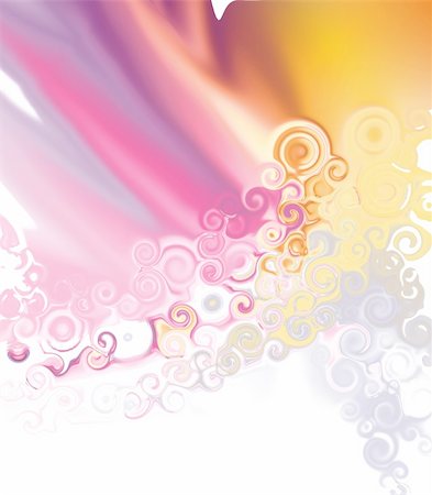 reich (artist) - beautiful background with curly spirals and tender colors Fotografie stock - Microstock e Abbonamento, Codice: 400-05234936