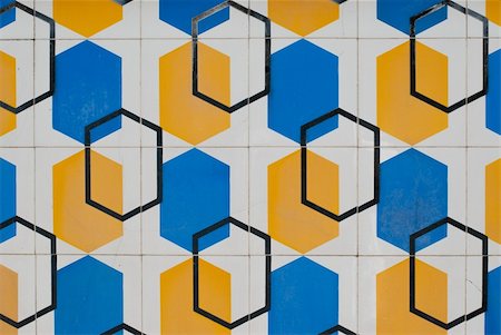 simsearch:400-08962382,k - Detail of Portuguese glazed tiles. Stock Photo - Budget Royalty-Free & Subscription, Code: 400-05235142