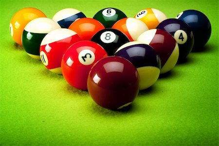 simsearch:400-08156505,k - Bilard game concept, pool balls Fotografie stock - Microstock e Abbonamento, Codice: 400-05235305