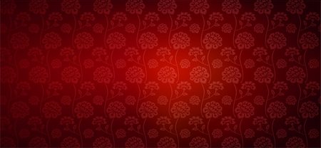 simsearch:400-05233461,k - illustration drawing of beautiful red flower pattern Photographie de stock - Aubaine LD & Abonnement, Code: 400-05235672