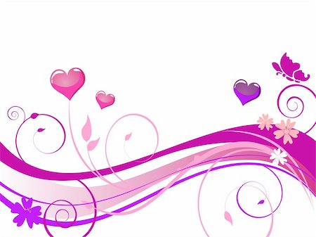 simsearch:400-04745515,k - vector eps illustration of an elegant valentine`s background Foto de stock - Super Valor sin royalties y Suscripción, Código: 400-05235912