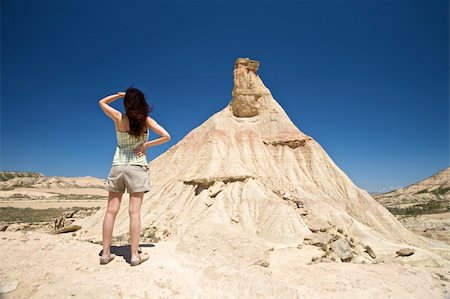simsearch:400-05167756,k - desert of Bardenas Reales at navarra in spain Stock Photo - Budget Royalty-Free & Subscription, Code: 400-05236756