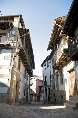 simsearch:400-05248007,k - ancient street at candelario village in salamanca spain Stock Photo - Budget Royalty-Free & Subscription, Code: 400-05236751
