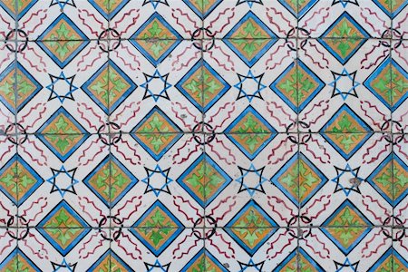 simsearch:400-08962382,k - Detail of Portuguese glazed tiles. Stock Photo - Budget Royalty-Free & Subscription, Code: 400-05236777