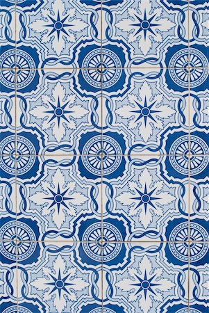 simsearch:400-08962382,k - Detail of Portuguese glazed tiles. Stock Photo - Budget Royalty-Free & Subscription, Code: 400-05236779