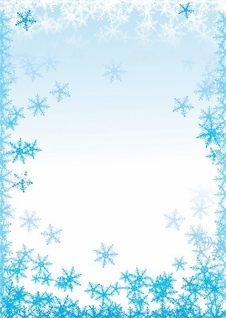 freeze dried - Celebratory framework, a border decorated by a frosty pattern Stock Photo - Budget Royalty-Free & Subscription, Code: 400-05237217