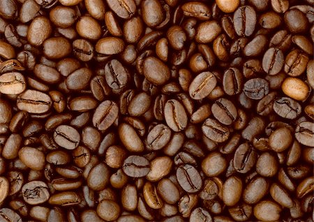 simsearch:622-06009971,k - Brown roasted coffee beans. Shot in a studio Photographie de stock - Aubaine LD & Abonnement, Code: 400-05237334