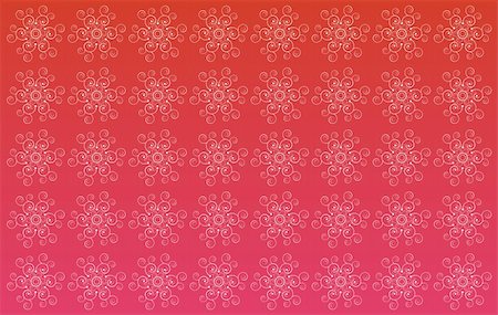 simsearch:400-05237109,k - drawing of flower in a red background Stock Photo - Budget Royalty-Free & Subscription, Code: 400-05237904