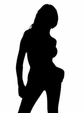 silhouette, sexy, woman, backlight, profile, girl, young, fashion, style, trend, vogue, mode, laying, pose, exposure, setting, placing, posture, attitude, position, template, shape, charm, fascination, glamor, elegance, shadow, female, nice, beautiful, background, black, white, art Photographie de stock - Aubaine LD & Abonnement, Code: 400-05238321