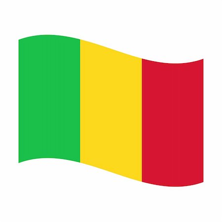 simsearch:400-05239226,k - Illustration of the national flag of mali floating Stock Photo - Budget Royalty-Free & Subscription, Code: 400-05239319