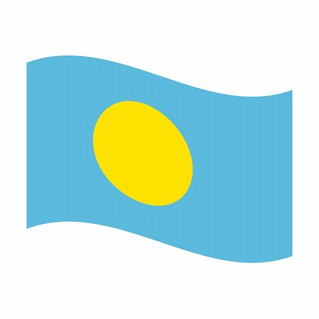 simsearch:400-05239226,k - Illustration of the national flag of palau floating Stock Photo - Budget Royalty-Free & Subscription, Code: 400-05239344