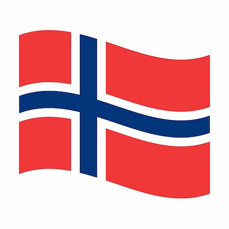 simsearch:400-05239226,k - Illustration of the national flag of norway floating Stock Photo - Budget Royalty-Free & Subscription, Code: 400-05239341