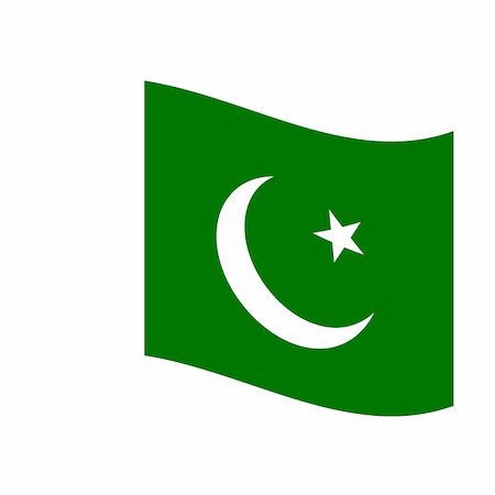 simsearch:400-05239226,k - Illustration of the national flag of pakistan floating Stock Photo - Budget Royalty-Free & Subscription, Code: 400-05239343