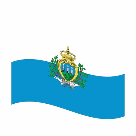 simsearch:400-05239226,k - Illustration of the national flag of san marino floating Stock Photo - Budget Royalty-Free & Subscription, Code: 400-05239359
