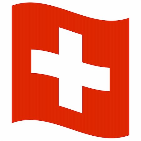 simsearch:400-05239226,k - Illustration of the national flag of switzerland floating Stock Photo - Budget Royalty-Free & Subscription, Code: 400-05239379