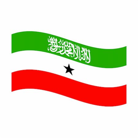 simsearch:400-05239226,k - Illustration of the national flag of somaliland floating Stock Photo - Budget Royalty-Free & Subscription, Code: 400-05239371