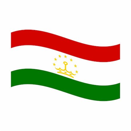 simsearch:400-05239226,k - Illustration of the national flag of tajikistan floating Stock Photo - Budget Royalty-Free & Subscription, Code: 400-05239381