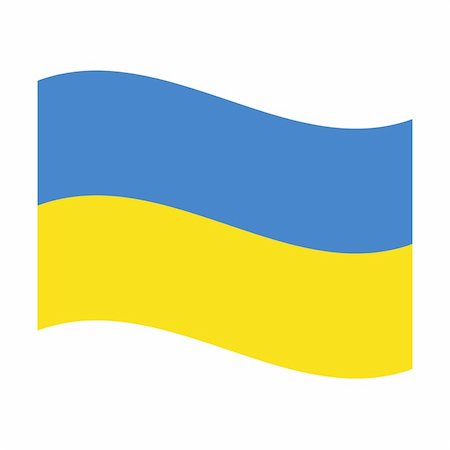 simsearch:400-05239226,k - Illustration of the national flag of ukraine floating Stock Photo - Budget Royalty-Free & Subscription, Code: 400-05239394