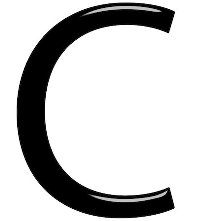 3d letter C isolated in white Foto de stock - Super Valor sin royalties y Suscripción, Código: 400-05239539