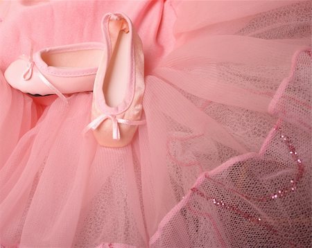 simsearch:400-07302639,k - Pink Ballet costume and miniature shoes with bows Stock Photo - Budget Royalty-Free & Subscription, Code: 400-05230027