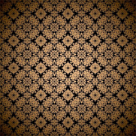 simsearch:400-04692030,k - Abstract gold leaf floral abstract seamless pattern background Photographie de stock - Aubaine LD & Abonnement, Code: 400-05230428