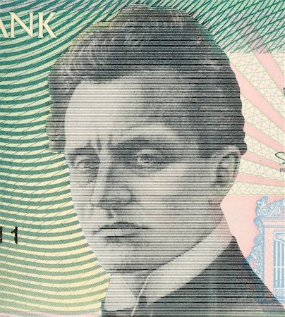 simsearch:400-05224752,k - Rudolf Tobias (1873-1918) on 50 Krooni 1994 Banknote from Estonia. First Estonian  professional composer and organist. Stock Photo - Budget Royalty-Free & Subscription, Code: 400-05230585