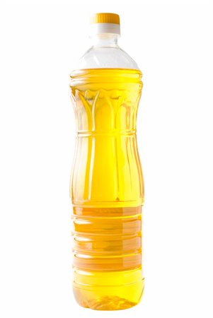 simsearch:622-07743615,k - Plastic bottle with golden sunflower oil. Isolated on white background Stock Photo - Budget Royalty-Free & Subscription, Code: 400-05231525