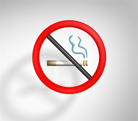 smoking prohibited sign symbol image - An image of a not smoking sign Stock Photo - Budget Royalty-Free & Subscription, Code: 400-05232008