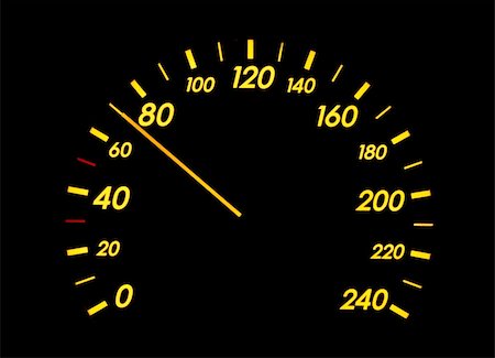 simsearch:400-08340626,k - Speedometer of a car showing 70 Stock Photo - Budget Royalty-Free & Subscription, Code: 400-05232481