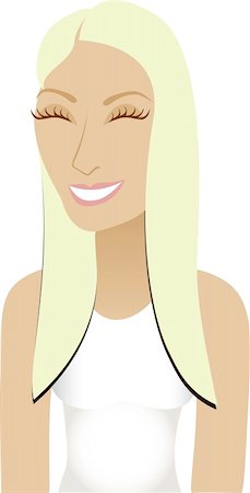Vector of happy Blond Sporty Avatar. See others in this series. Stock Photo - Budget Royalty-Free & Subscription, Code: 400-05232599