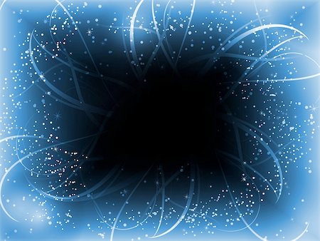 Infinite Perspective Blue Stars Background. Stock Photo - Budget Royalty-Free & Subscription, Code: 400-05232782