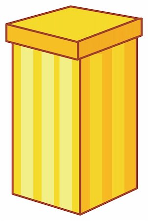 illustration drawing of a yelow gift box isolate in a white background, illustration drawing of a yelow gift box isolate in a white background Stock Photo - Budget Royalty-Free & Subscription, Code: 400-05232980