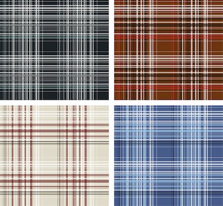 Seamless plaid fabric pattern background Foto de stock - Super Valor sin royalties y Suscripción, Código: 400-05233058