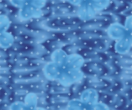 simsearch:400-05233461,k - illustration drawing of flower pattern in blue background Photographie de stock - Aubaine LD & Abonnement, Code: 400-05233445
