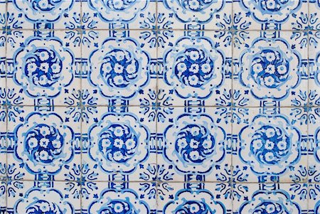 simsearch:400-08962382,k - Detail of Portuguese glazed tiles. Stock Photo - Budget Royalty-Free & Subscription, Code: 400-05233914