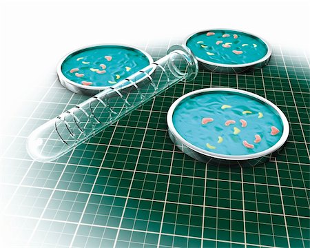 3d rendering, laboratory microbiology cultures Stock Photo - Budget Royalty-Free & Subscription, Code: 400-05233977