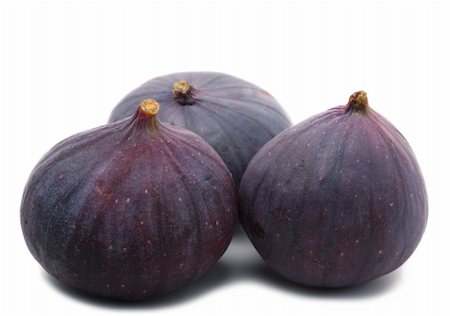 simsearch:400-07506471,k - Fresh figs isolated on white background Foto de stock - Royalty-Free Super Valor e Assinatura, Número: 400-05244363
