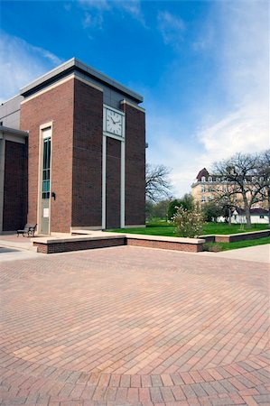 Lake Forest College library building. Stock Photo - Budget Royalty-Free & Subscription, Code: 400-05245371