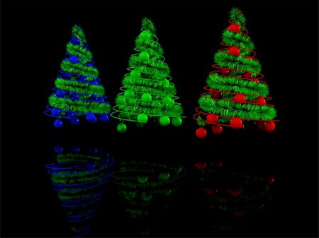 simsearch:400-04754736,k - abstract spiral christmas tree with decoration. 3d Photographie de stock - Aubaine LD & Abonnement, Code: 400-05245438