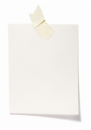 post its lots - close up of reminders on white background . each one is in cameras full resolution Photographie de stock - Aubaine LD & Abonnement, Code: 400-05246227