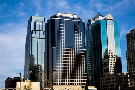 Kansas City - skyscrapers in downtown Stockbilder - Microstock & Abonnement, Bildnummer: 400-05246901